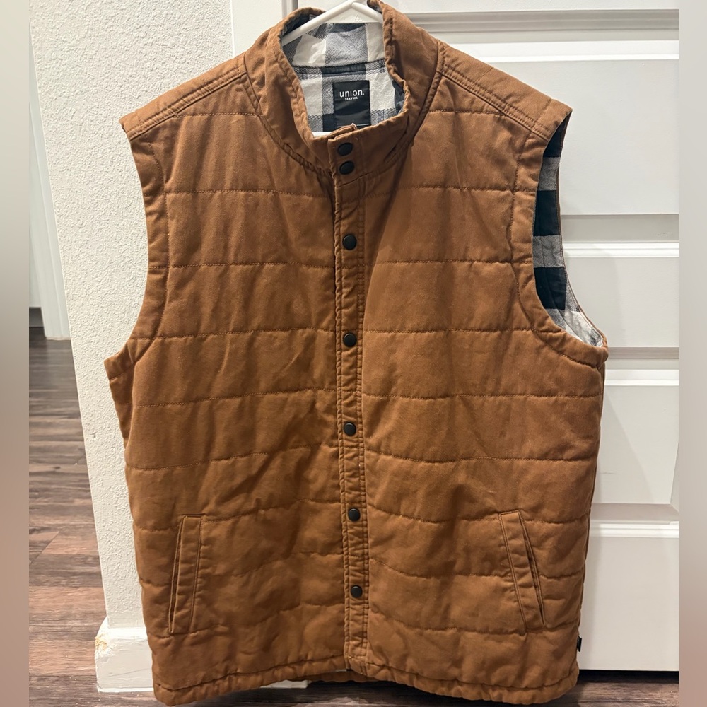 Men’s Union Denim Canyon Quilted Twill Vest